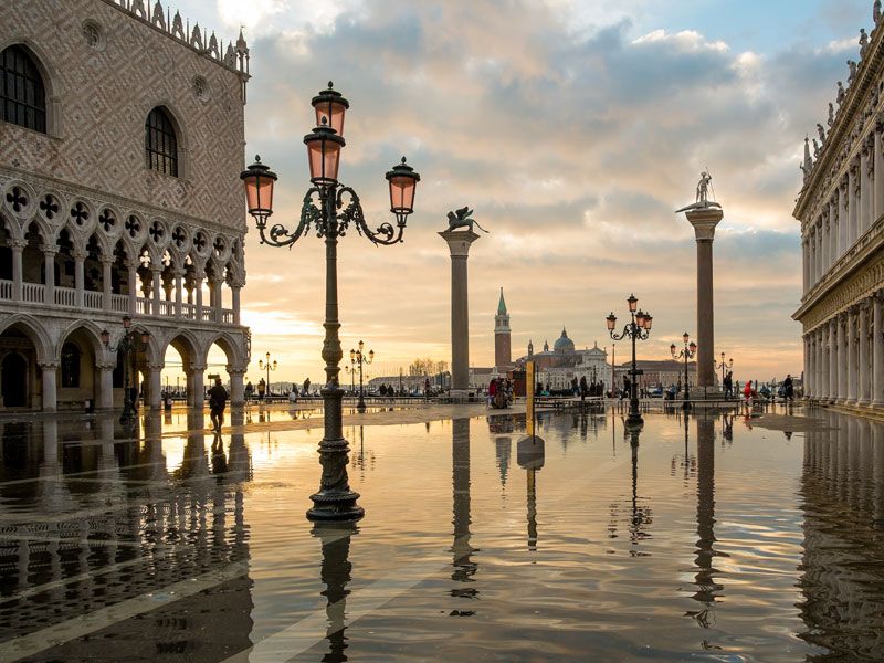 Caratteristiche dell'acqua alta a Venezia