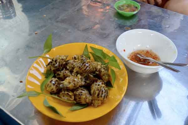 Chiocciole fritte e calorie dei gasteropodi