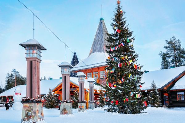 la casa di babbo Natale