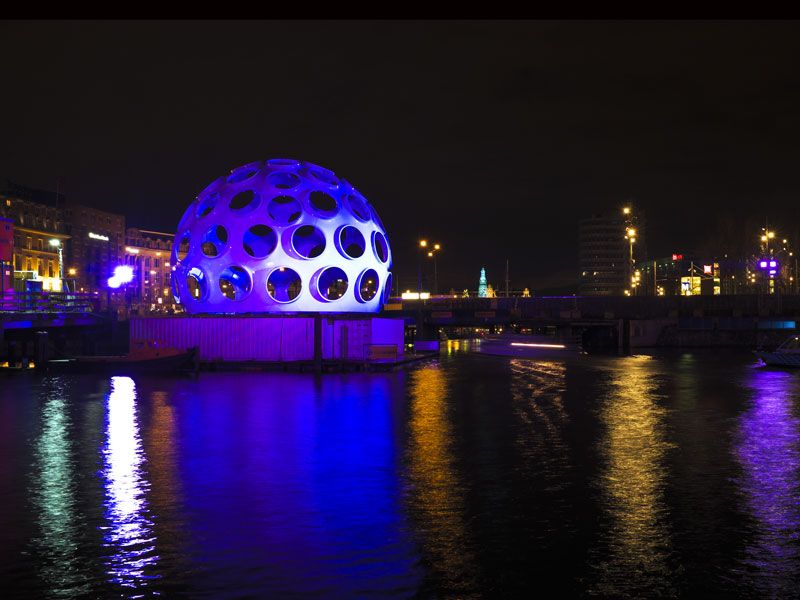 Percorso festival delle luci Amsterdam